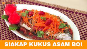 Siakap kukus asam boi ini memang sedap, apalagi jika menggunakan ikan yang masih segar. Resepi Siakap Kukus Halia Asam Boi Trymasak Icookasia Youtube