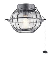 The products we offer range from flat. Kichler 380945oz Bridge Point 1 Light 12 1 2 Led Ceiling Fan Light Kit With Clear Seedy Glass Diffuser With Finish Olde Bronze