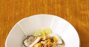 Coquillages Au Jus De Yuzu Jus De Yuzu Jus Coquillage