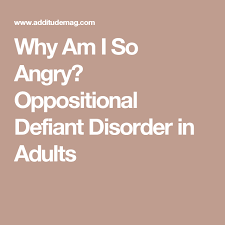 Anger Issues In Adults With Oppositional Defiant Disorder With Images Oppositional Defiant Disorder Defiant Disorder Defiance Disorder