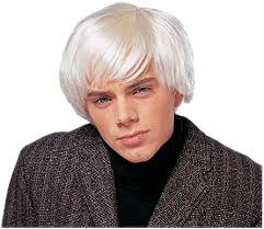Forum Novelties Men's Andy Warhol Pop Artist Costume Wig, Platinum, One  Size : Amazon.ca: Clothing, Shoes & Accessories