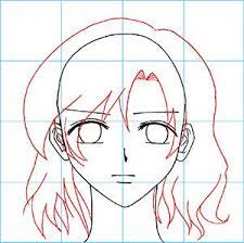 Next, draw a horizontal line in the middle of the circle. Pin On How To Draw Anime Faces