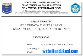 Pendidikan agama dan budi pekerti, bahasa indonesia, bahasa inggris, ilmu pengetahuan alam, seni budaya. Soal Ujian Praktek Sbdp Sd Mi Tahun 2019 Datadikdasmencom