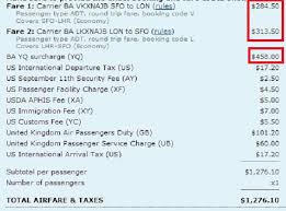 understanding an airlines fuel surcharge