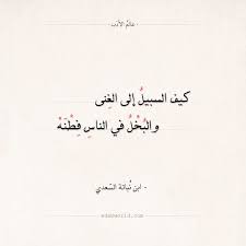 شعر ابن نباتة كيف السبيل إلى الغنى عالم الأدب Islamic Phrases Phrase Arabic Calligraphy