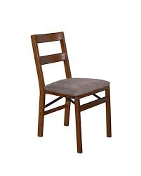 Stakmore Classic Slat Back Folding Chair Fruitwood Frame Amp Colton Fabric With Images Folding Chair Folding Dining Chairs Chair