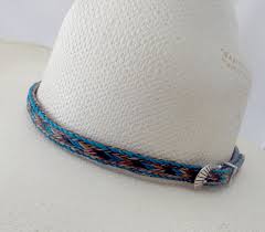 Horsehair Hat Band Bold Cowboy Horsehair Hat Band Side Etsy Cowboy Hat Bands Hat Band Cowboy Hats