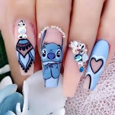 Check spelling or type a new query. Acrylic Nails Unas De Stitch Y Angel Novocom Top