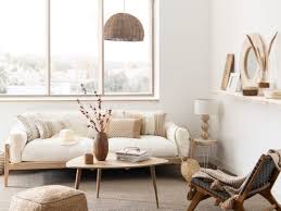 Casette arredamento salotto divano interni divani salotto salotto decorazioni arredamento casa our pudding sofa is a gorgeous squishy sofa with lovely curved details. 4 Sitzer Sofa Mit Leinenbezug Elfenbeinfarben Legno Maisons Du Monde