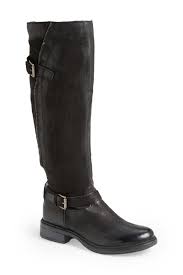 grayson leather moto boot