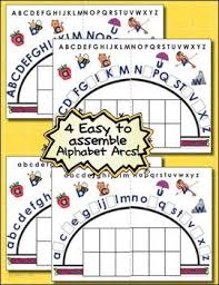 Name the letters and match the plastic letters with the letters on the arc. Alphabet Arc Fluency Practice For Abcs With Printables Fluency Practice Alphabet Recognition Alphabet Activities