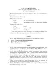 Saat ini pt indofood sedang membuka lowongan kerja untuk mencari individu yang siap berkarir menempati posisi berikut lokasi pekerjaan bandung. Surat Perjanjian Kerja