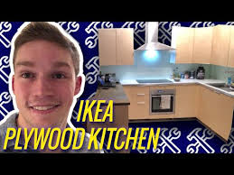 Open storage with space for 9 bottles on each shelf. Birch Plywood Kitchen With No Tools How To Make You Re Own Plywood Doors For Your Ikea Kitchen Youtube