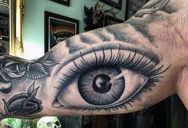 Scarring on the lower eyelids, in particular, can create a contraction in the skin that pulls the lower eyelid down. Pin On Eye Tattoos For Men