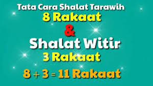 Maybe you would like to learn more about one of these? Tata Cara Shalat Tarawih 8 Rakaat Dan Witir 3 Rakaat Youtube
