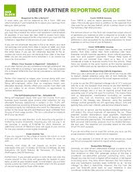 The irs schedule c is used to determine the taxable profit in your business during the tax year. Uber Partner Reporting Guide