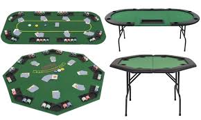 Table De Poker Pliante Rectangulaire Octogonale Ou Ovale