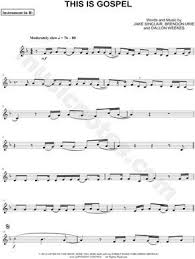 Panic At The Disco This Is Gospel Piano Chords Print And Download This Is Gospel Bb Instrument Sheet Music By Panic At The Disco Arranged Fo Saxophone Sheet Music Trumpet Sheet Music Clarinet Sheet Music