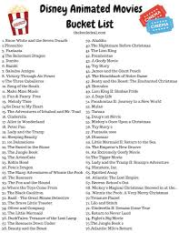 Disney movies you should know by christinasherwood 259 views. Disney Animated Movies Bucket List Free Printable The Keele Deal Animationmovies Animation M Disney Animated Movies Disney Movies List Disney Animation