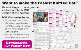 With 50+ free easy hat knitting patterns for winter you will be kept very busy and your head and ear will be very cozy and warm. Easiest Knitted Hat Yay For Yarn