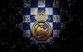 500 x 400 jpeg 24 кб. Download Wallpapers Real Madrid Fc Glitter Logo La Liga Blue White Checkered Background Soccer Real Madrid Cf Spanish Football Club Real Madrid Logo Mosaic Art Football Laliga Spain For Desktop Free Pictures