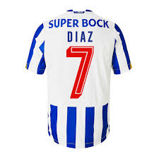 Fc porto holds 80% of the transfer rights. Herren Fussball Luis Diaz 7 Heimtrikot Weiss Blau Trikot 2020 21 Hemd