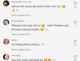Tak perlu la paksa makeup semua. Baju Terselak Waktu Tengah Menari Video Tiktok Nora Danish Dipenuhi Komen Nakal Hot Fm