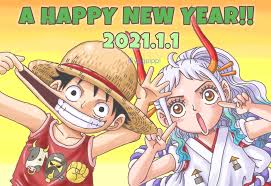 happy new year by yggpippi in 2021 new year anime one piece manga anime boy
