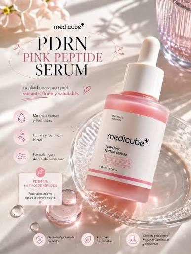 ✨ ¡Está de vuelta! ✨ Uno de los favoritos de Medicube ya está nuevamente  disponible: PDRN Pink Peptide Serum 💗 Formulado con PDRN y un complejo de  péptidos, este sérum ayuda a