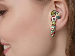 Cute Cartoon Print , Cool Gift , Decal for Airpods Premium 3M Vinyl for  Airpods All Models Beats Buds Samsung Galaxy Buds Oneplus Buds And