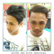 Walaupun ketenaran model rambut pompadour ini sudah mulai meredup, namun beberapa pria yang biasa menggunakan pomade masih menerapkan model rambut ini. Gaya Rambut Cowok Di Smoothing Contoh Gaya Rambut
