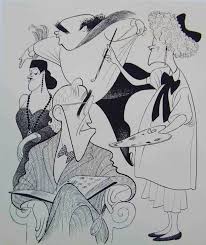 Al Hirschfeld S Take You Can T Take It With You What Do You Think Caricature Drawing Character Design Character Illustration