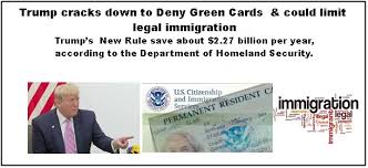 We did not find results for: Trump Cracks Down To Deny Green Cards Could Limit Legal Immigration