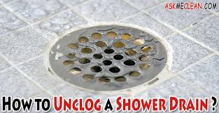 A diy repair can be difficult if the clog in your bathtub or bathroom floor drain is far down the plumbing. How To Unclog A Shower Drain