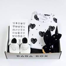 Monochrome Baby Gift Box Baba Box New Baby Gifts New Baby Products Neutral Baby Gifts