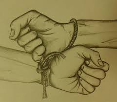 Together Forever Binded Hands Pencil Sketch Pencil Sketch Art Male Sketch
