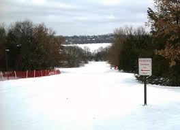 Roads were clear to top. Sledding At Staring Lake Park Lake Park Lake Park