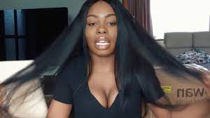 This hairstyle is great for women with naturally fine hair. My Long Silky Straight Hair Best Closure On Ali Express Hj Weave Beauty Brazilian Straight Youtube