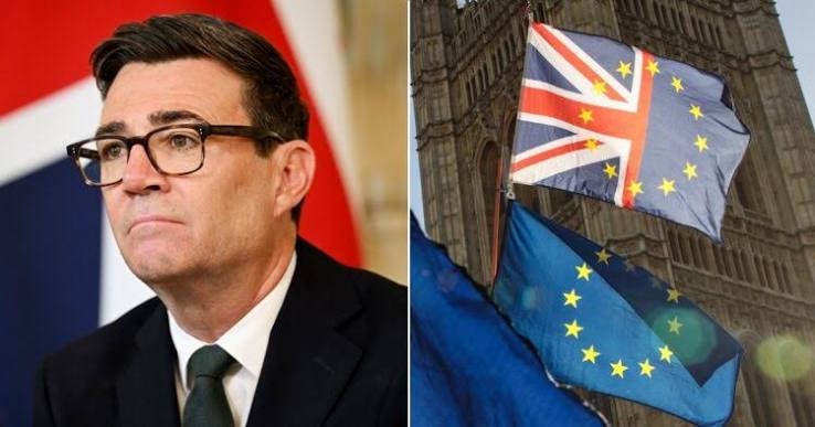 Burnham will be the man to take the UK back into the EU' - Neil Kinnock