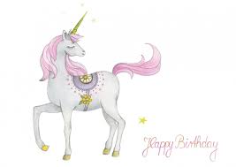 Todos los días hay cumpleaños y necesitas está preparado para poder compartir por whatsapp. Happy Birthday Unicorn Feliz Cumpleanos Enviar Autenticas Postales En Linea