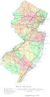 New Jersey Printable Map Map Printable Maps New Jersey