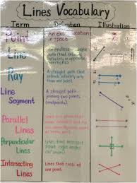 Lines Angles Anchor Charts Ms Hos 4th Grade Class