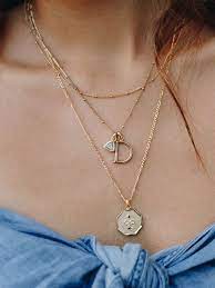 Initial Birthstone Necklace Gold Initial Birthstone Necklace Birthstone Necklace Initial Necklace Gold