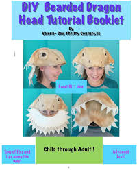 Bearded Dragon Hat Pdf Sewing Pattern And Tutorial Booklet Etsy Dragon Hats Pdf Sewing Patterns Make Your Own Hat