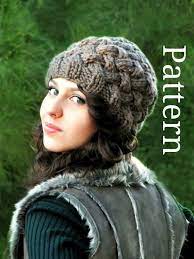 Knitting Pattern The Basket Weave Hat English Deutsch Etsy In 2021 Knitted Hats Entrelac Knitting Knitting