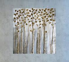 Pin By Niksfineart On Art Gold Leaf Art Blue Abstract Art Leaf Wall Art