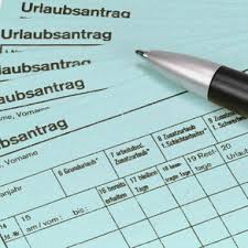 Schließlich werden gerade kostspielige haushaltsgeräte. Urlaubsantrag Englisch