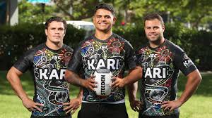 Replicating what your players will be wearing on game day, the jersey displays vibrant indigenous artwork which represents two cultures coming together to play the greatest game of all. Paul Kent Why The Indigenous All Stars Protest Isn T As Simple As You Think Daily Telegraph