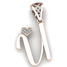 I love you n letter gold adjustable valentine latest american diamond freesize fancy heart initial alphabet rings for girls couple . Jewel We Sell Genuine 0 15ct Round Cut Diamond Ladies Alphabet Initial Letter U Pendant Solid 10k Rose Gold Gh I1 I2