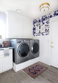 It adds some extra storage space to your laundry room and makes it easier to load and unload laundry. Park Home Reno Diy Laundry Pedestal Classy Clutter